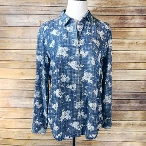 Kut From The Kloth Phoenix Floral Chambray Shirt